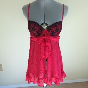 Lace top Full Padded Babydoll